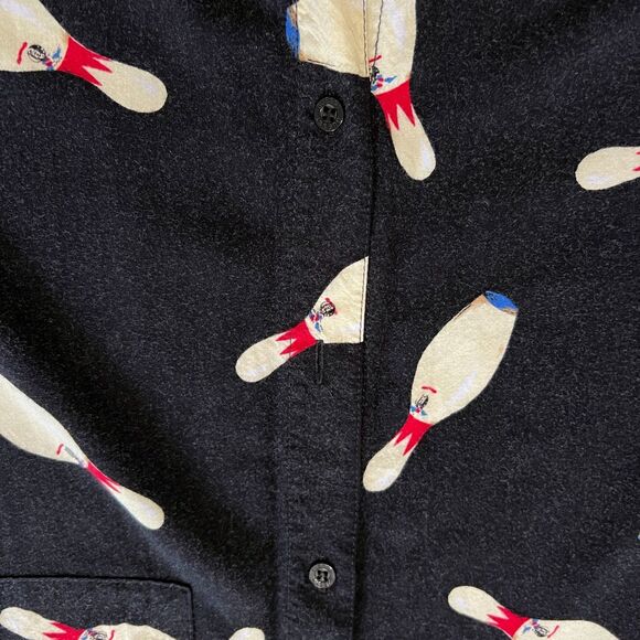 Vintage 90s Guess by Georges Marciano Bowling Shirt L - Picture 6 of 6